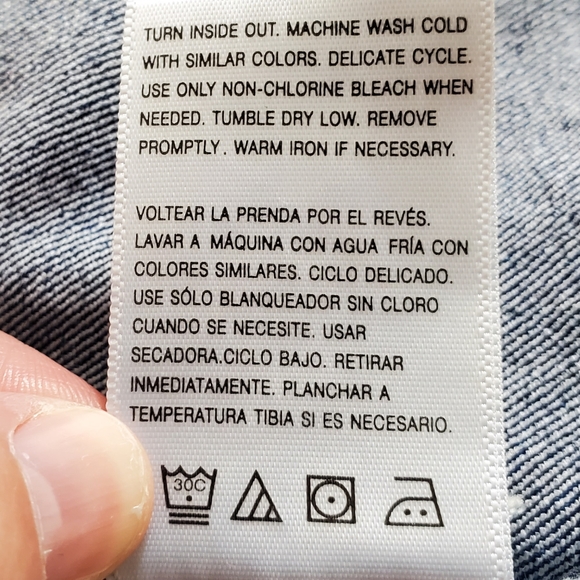 Wallflower Fleece Jean Jacket - Picture 15 of 15